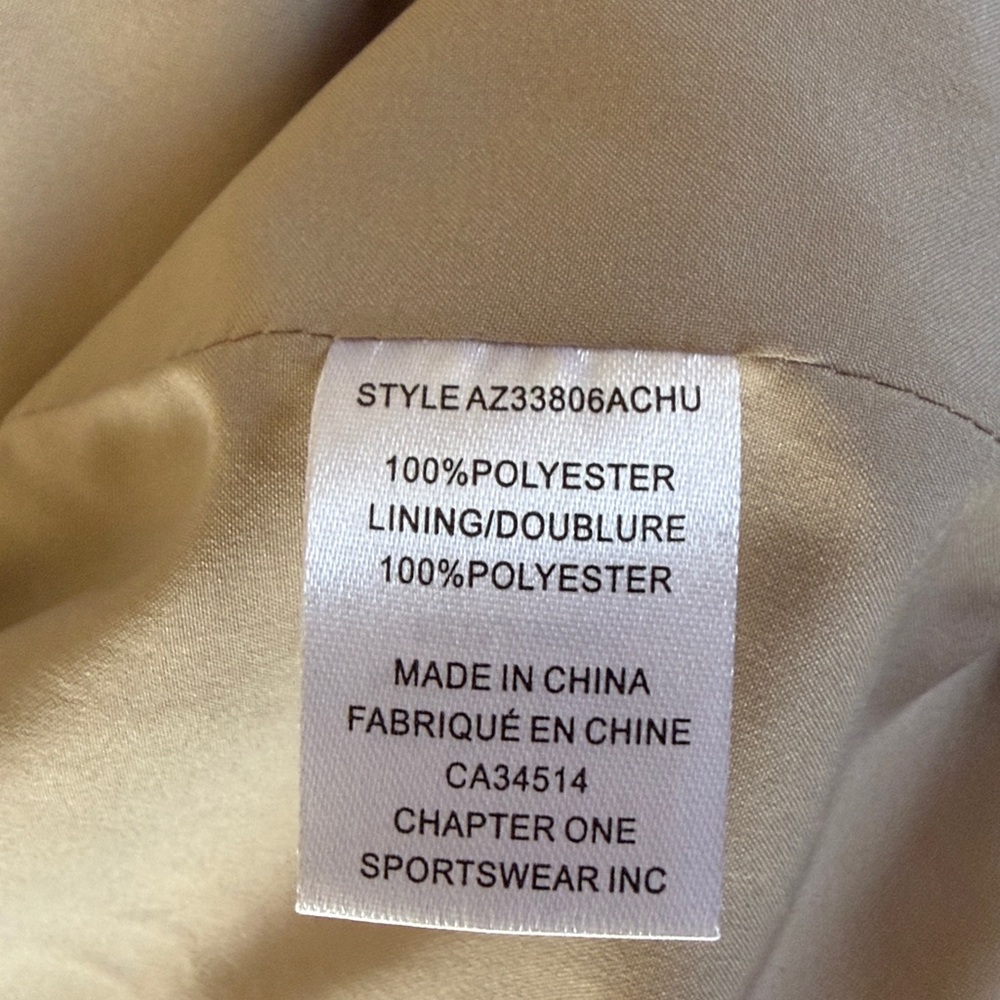 Joie Taupe Bomber Jacket Size Large - Picture 10 of 11